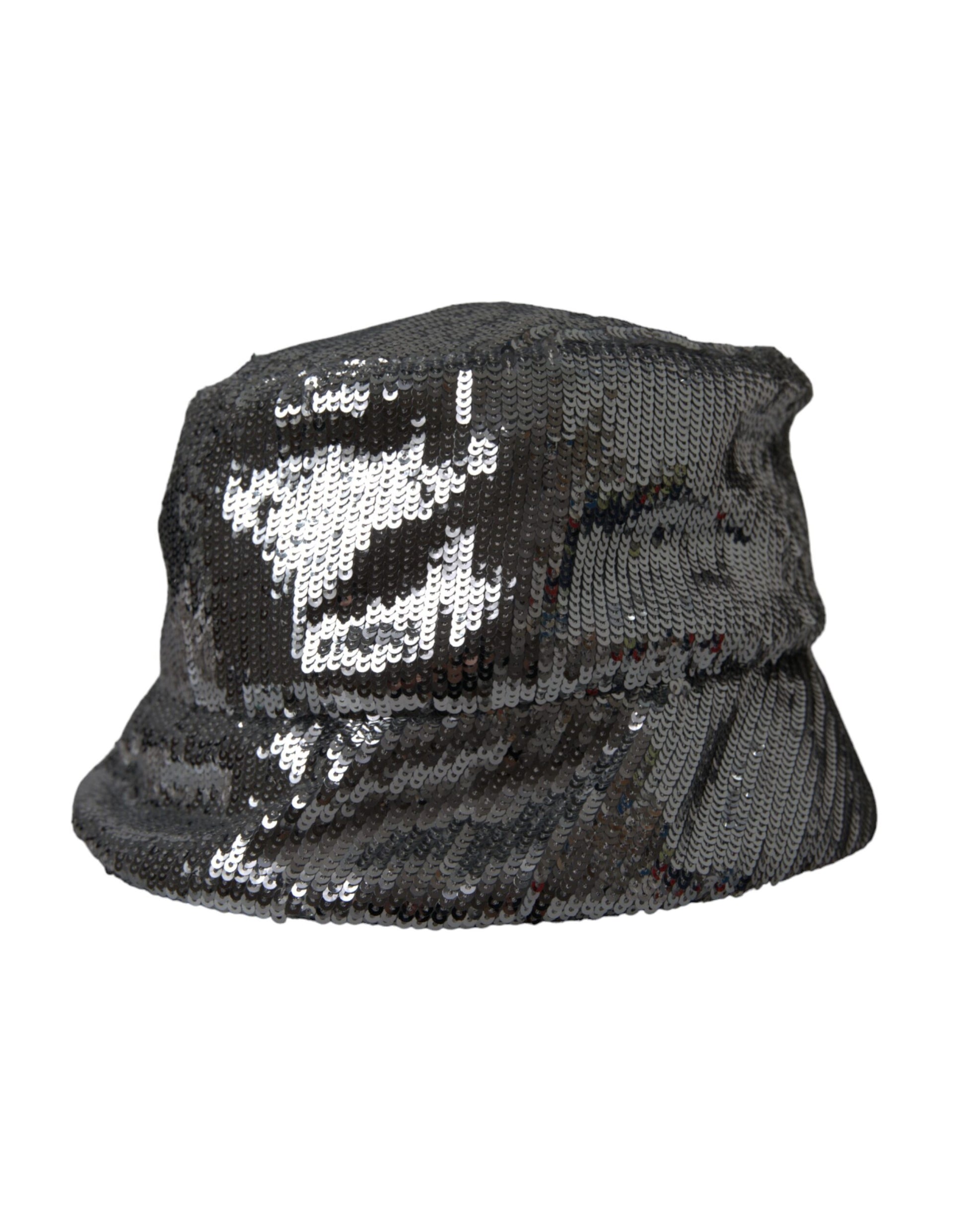 Black beanie hat with white design on front