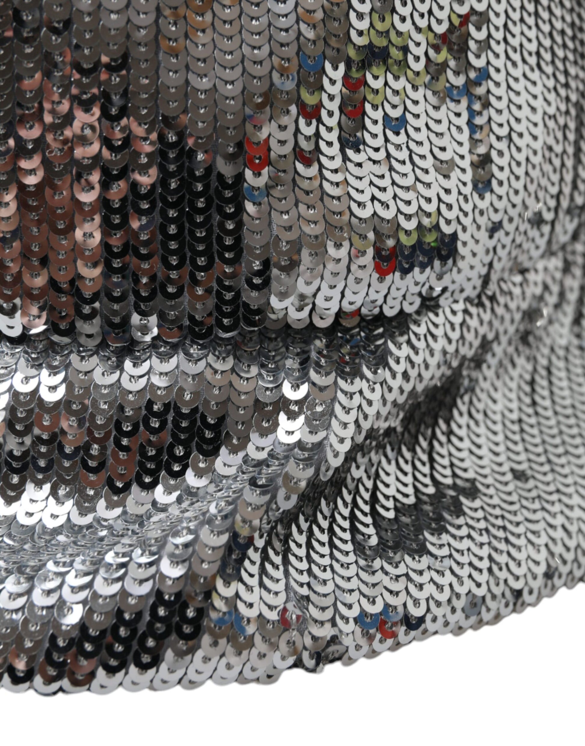 Shiny sequined fabric