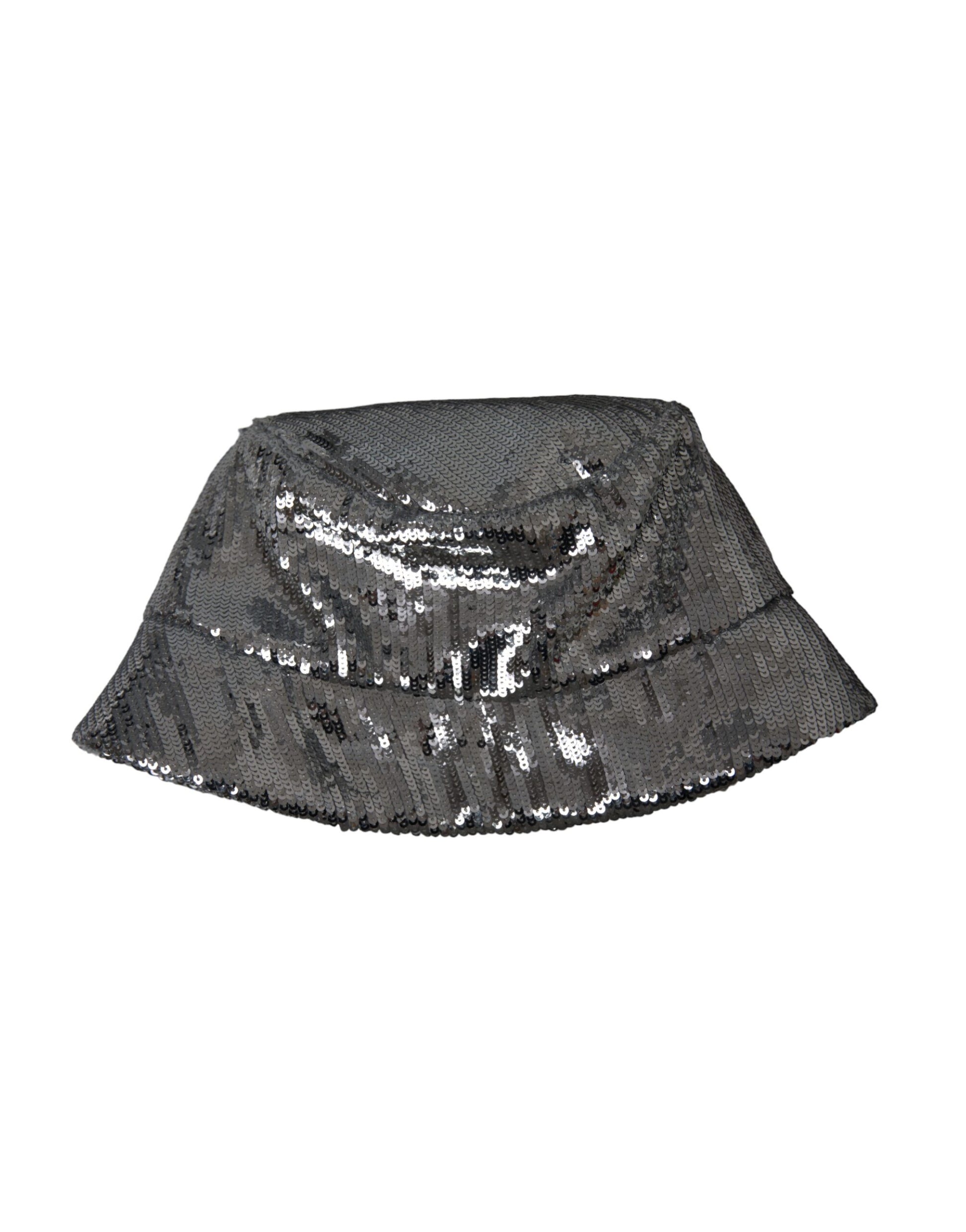 Silver sequined hat