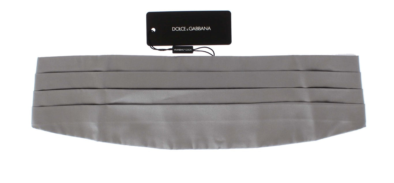 Black leather belt with silver buckle