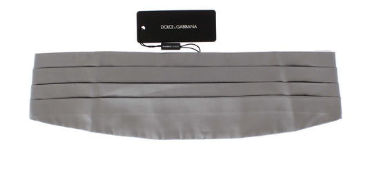 Black leather belt with silver buckle