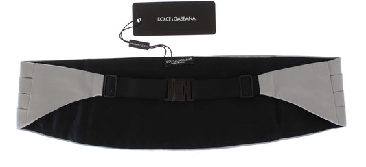 Black and silver surfboard leash attached to board