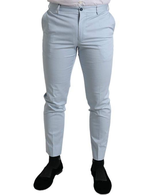 Pair of light blue chino pants