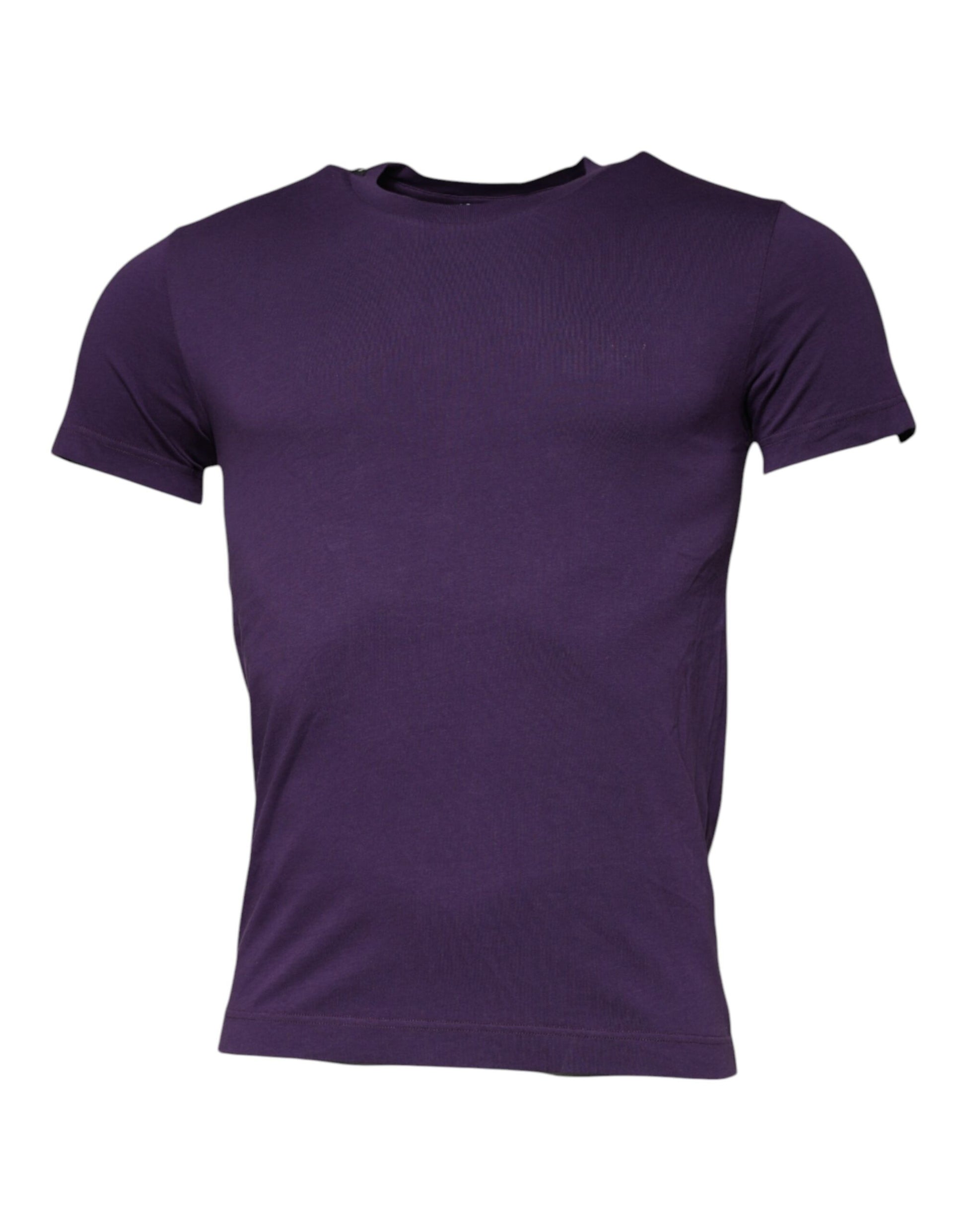 Purple short sleeved t-shirt on a mannequin