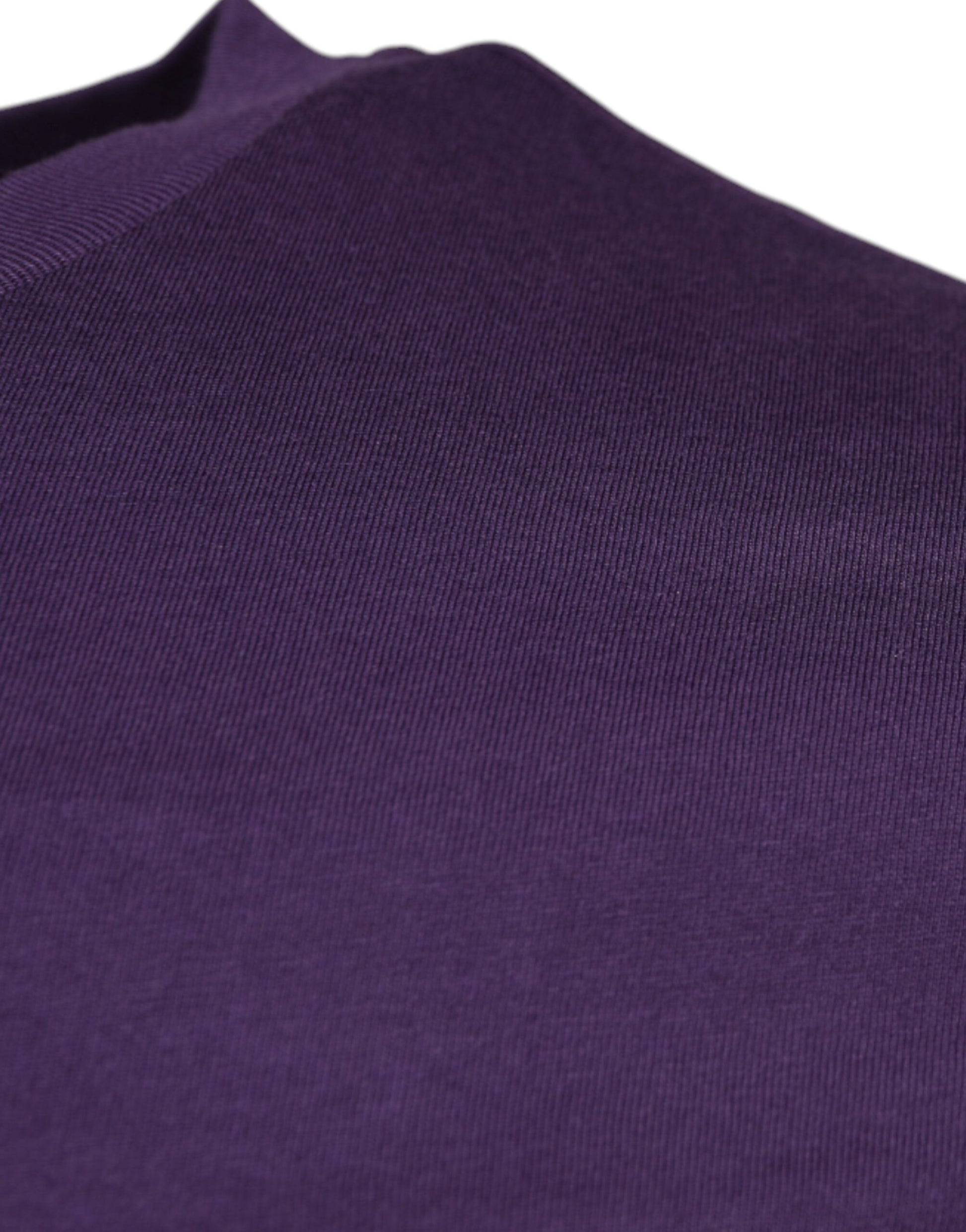 Purple t-shirt on hanger