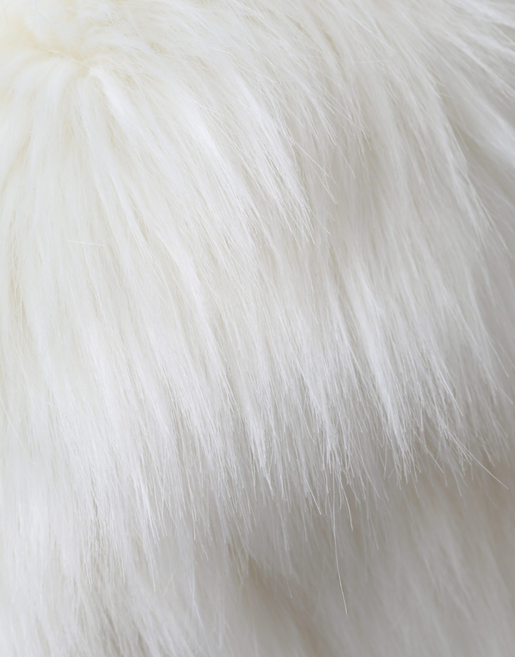 White fur on a coat
