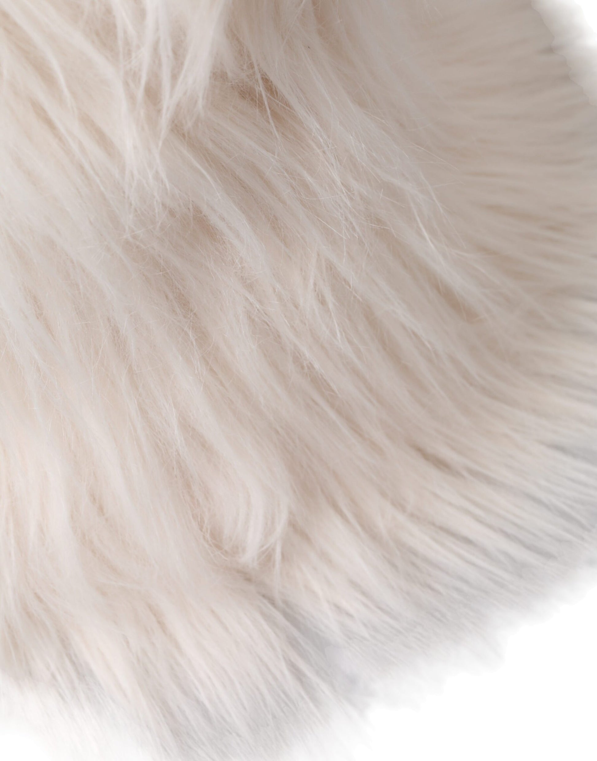 Furry material on a surface
