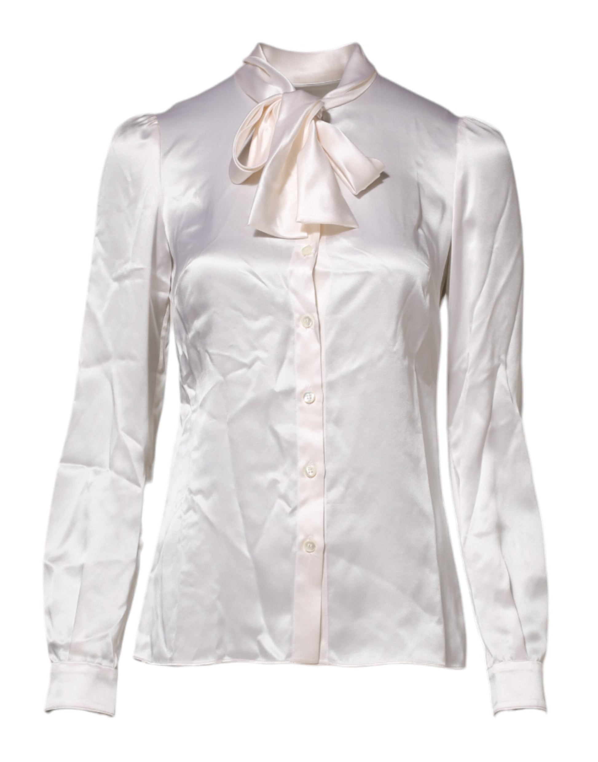 Pink shirt with bow tie detail