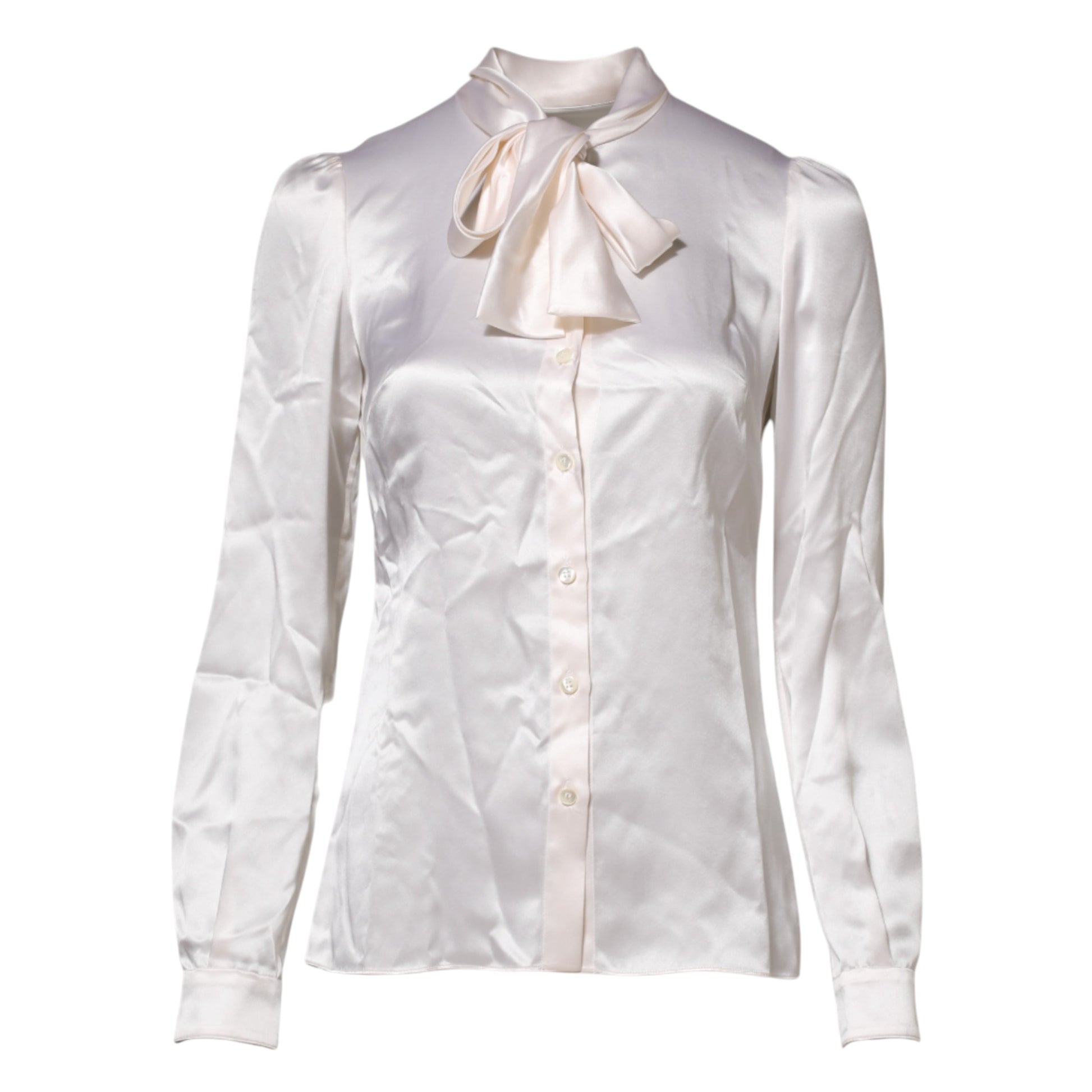 Pink shirt with bow tie on mannequin