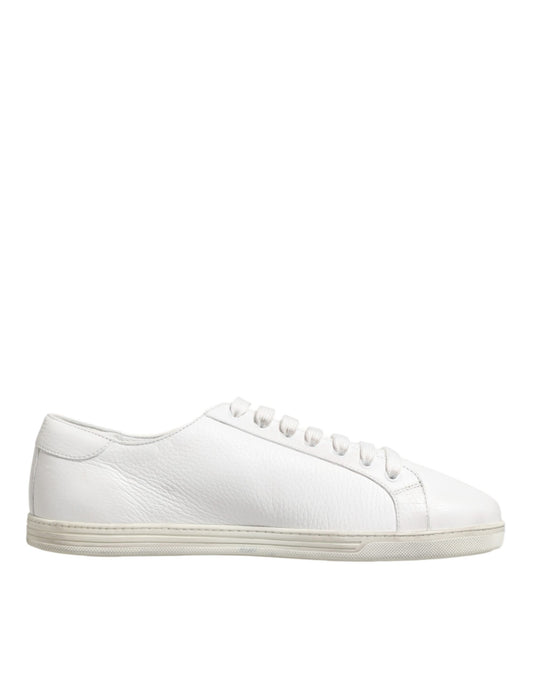 White sneaker with laces