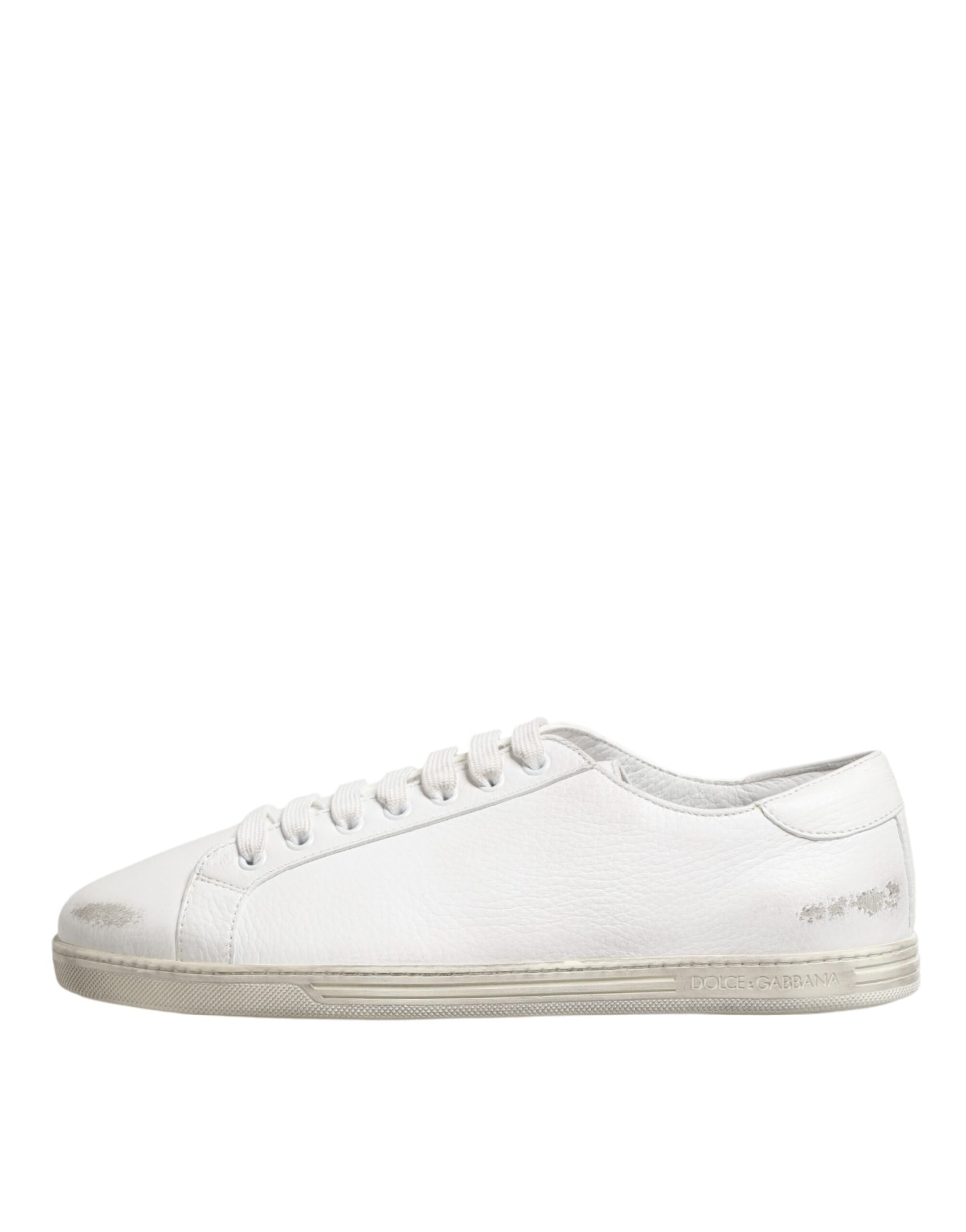 White sneaker with laces