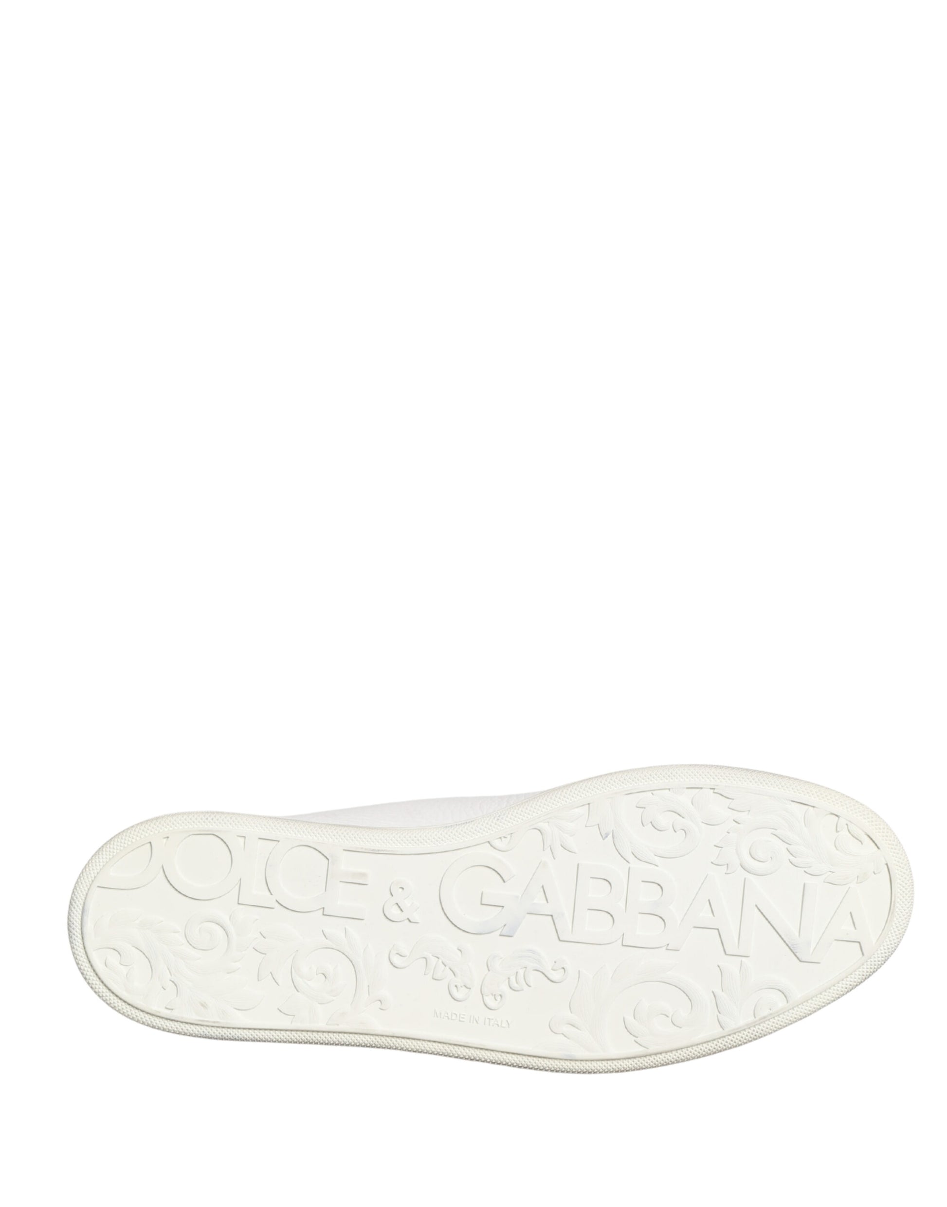 Shoe sole with brand name embossed on it
