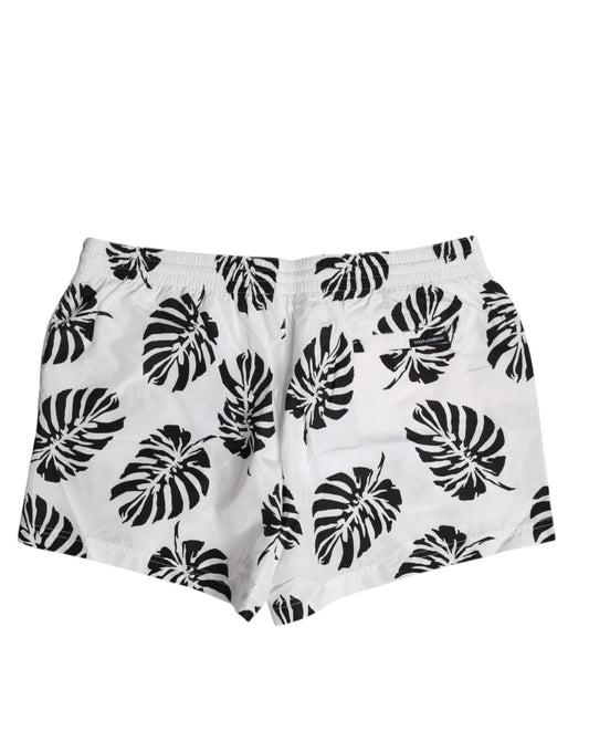 Black and white patterned shorts