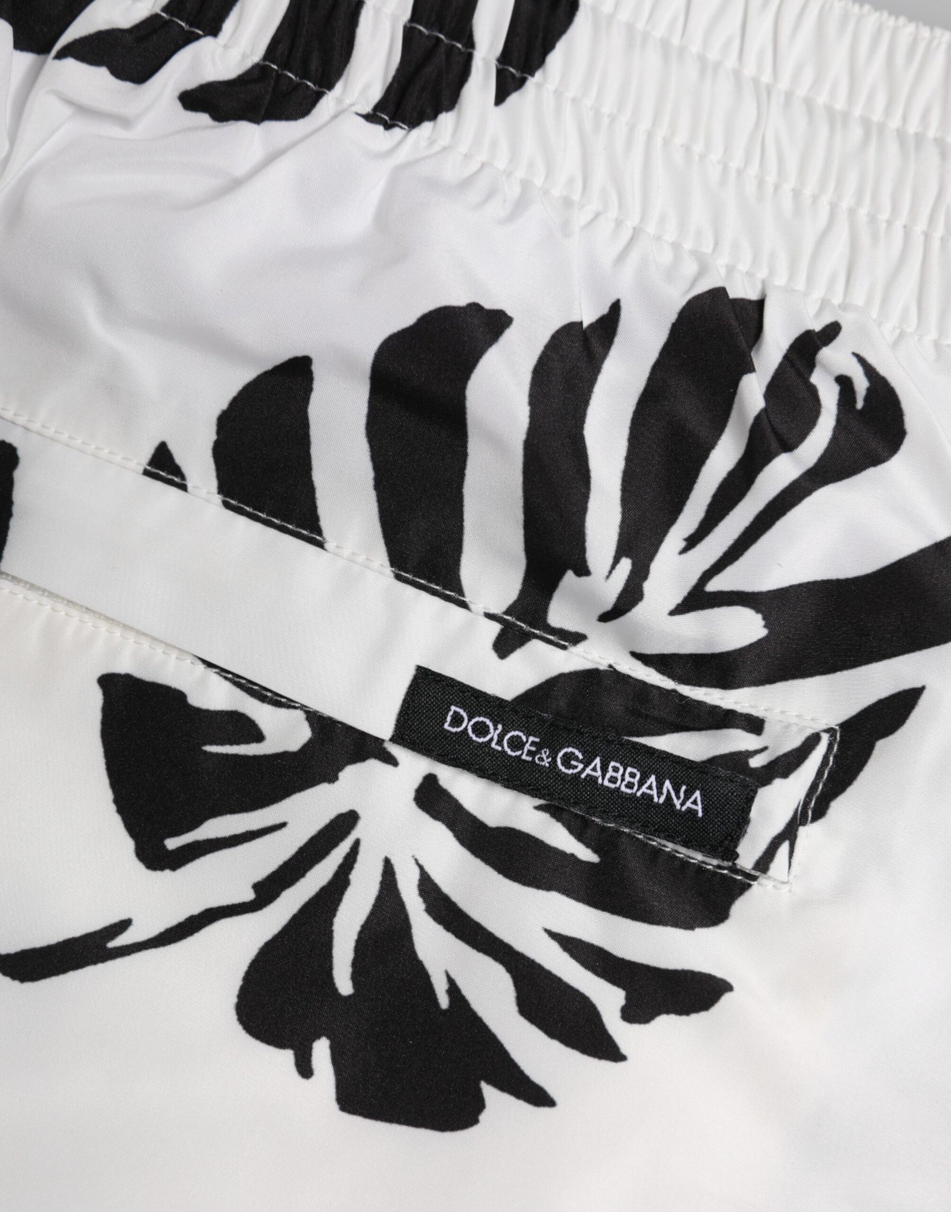 Black and white towel with zebra print