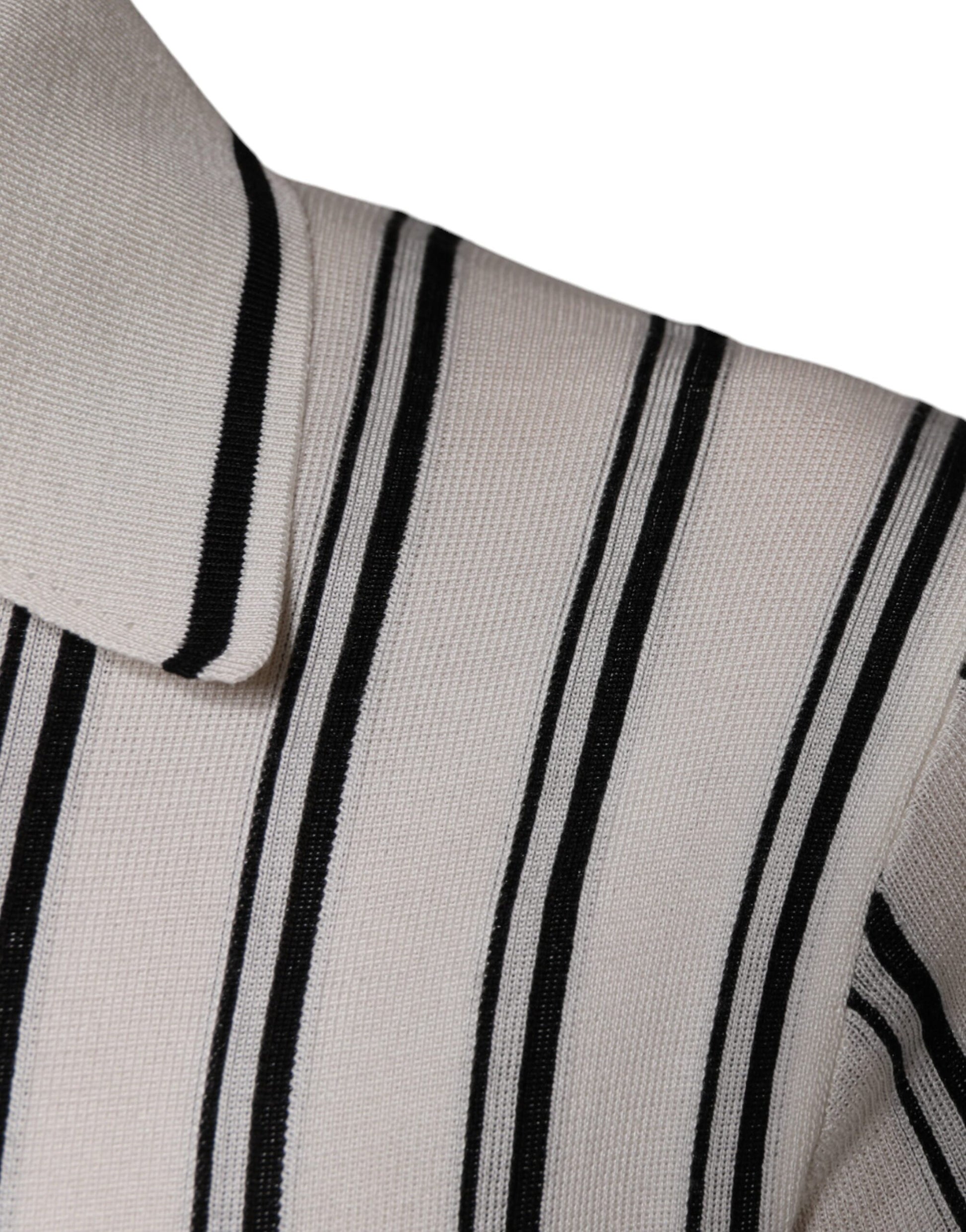 Striped shirt collar