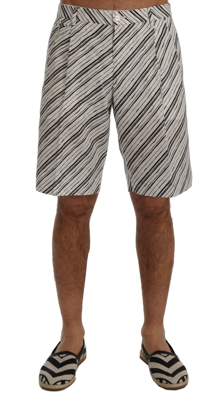 Men's patterned swim trunks