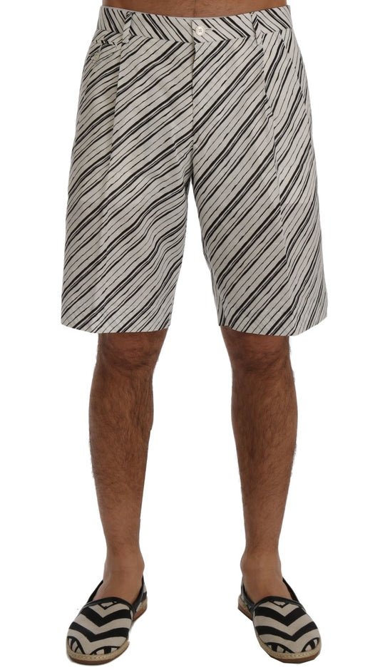 Men's patterned swim trunks