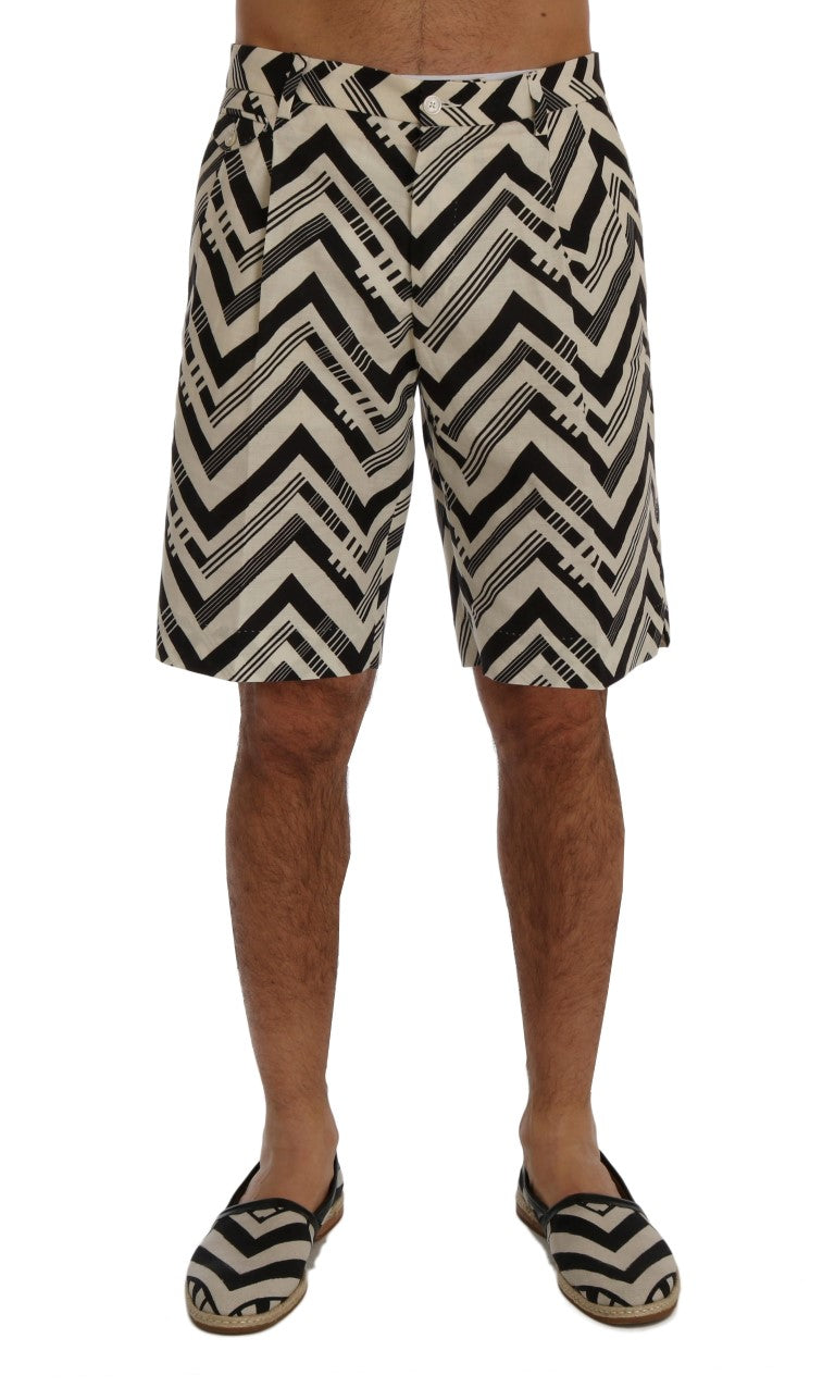 Men's patterned swim trunks