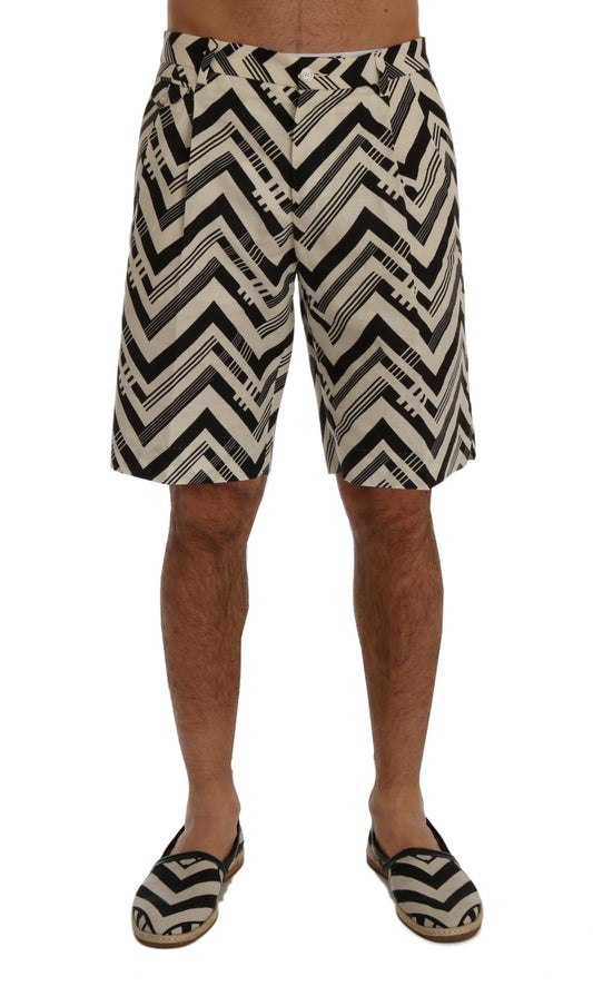 Men's patterned swim trunks