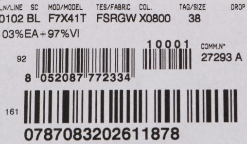 Barcode on a package