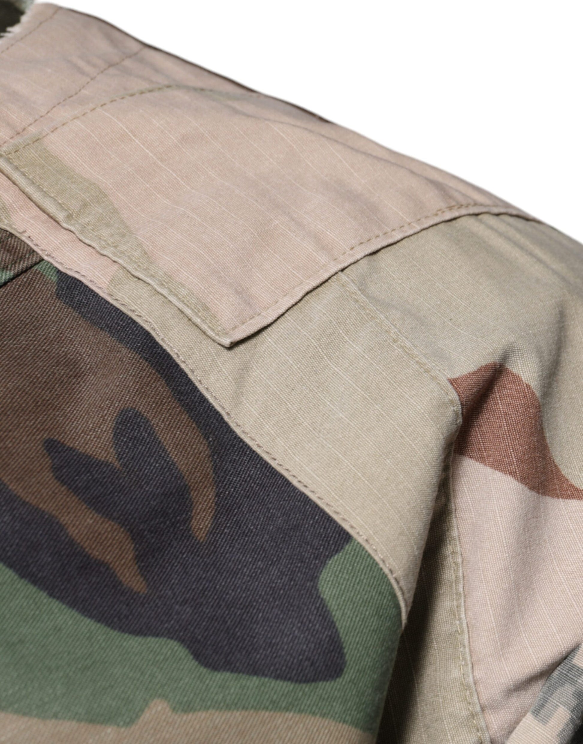 Camouflage pattern on military uniform