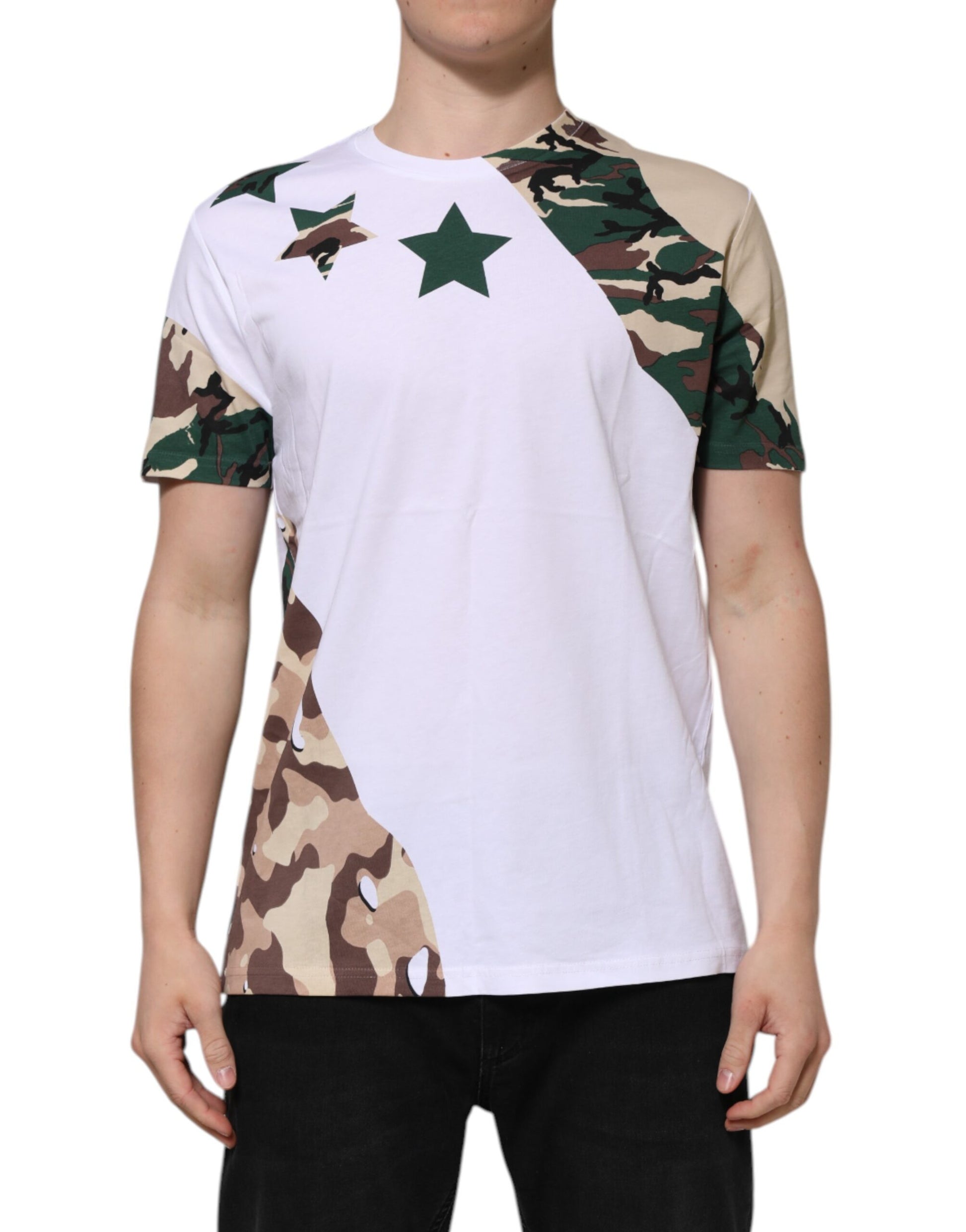 Camouflage print on shirt