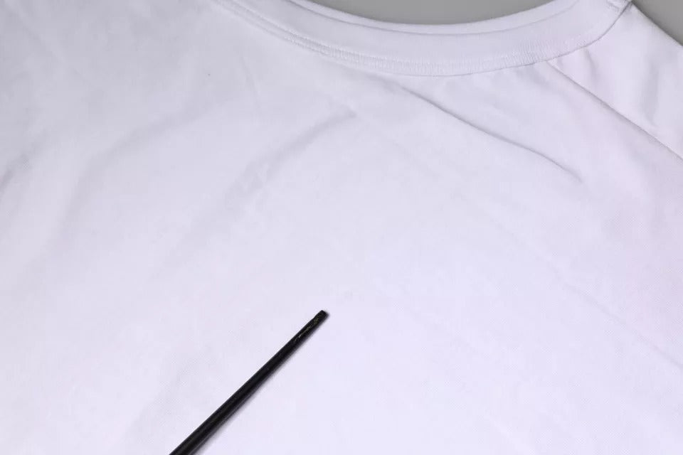White t-shirt on hanger