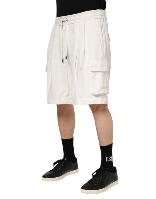 Man wearing shorts and sneakers
