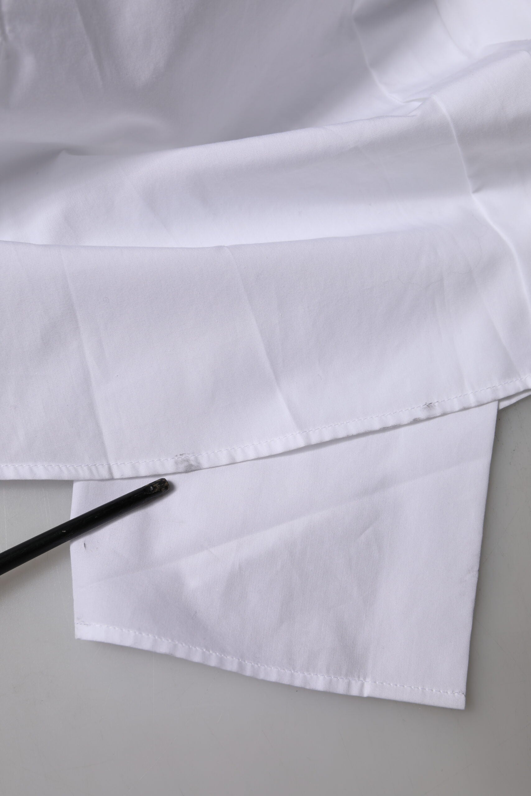 White cloth napkin on table
