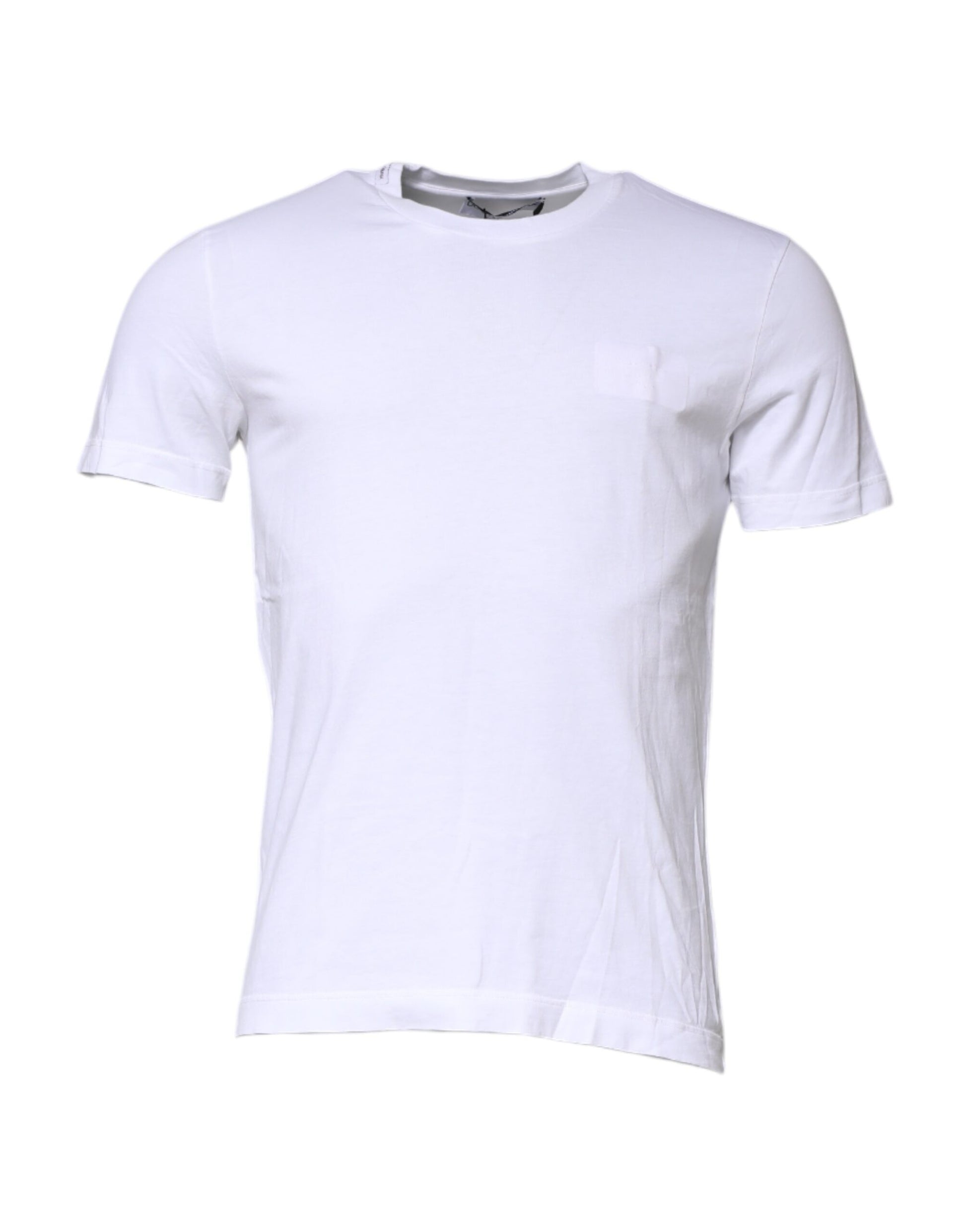White short sleeved t-shirt on hanger