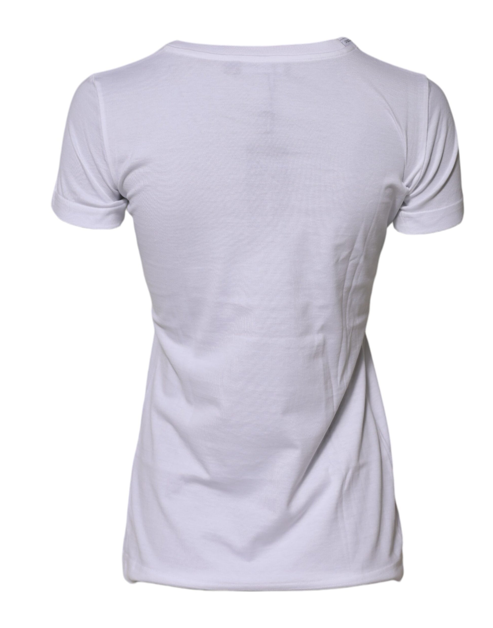 White short sleeved t-shirt on a mannequin