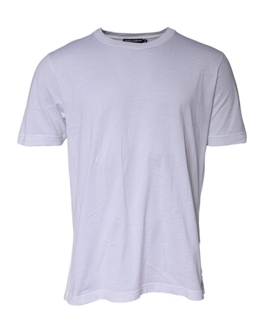 White short sleeve t-shirt on hanger
