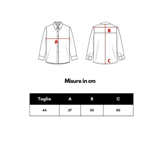A white cotton dress shirt with collar, sleeves, and button-up front