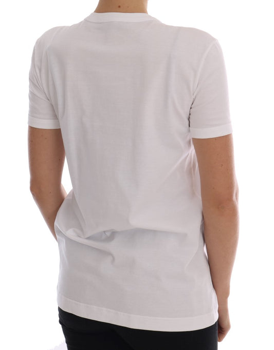 White short sleeve shirt on a person