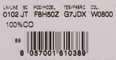 Barcode on a package