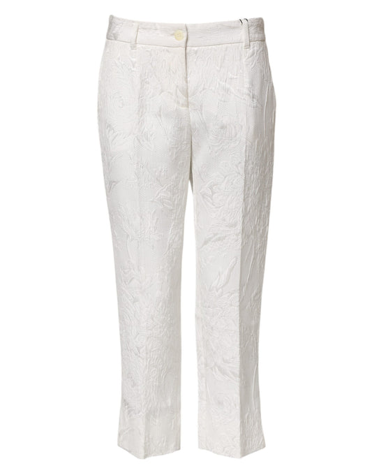 Pair of women's trousers with lace pattern