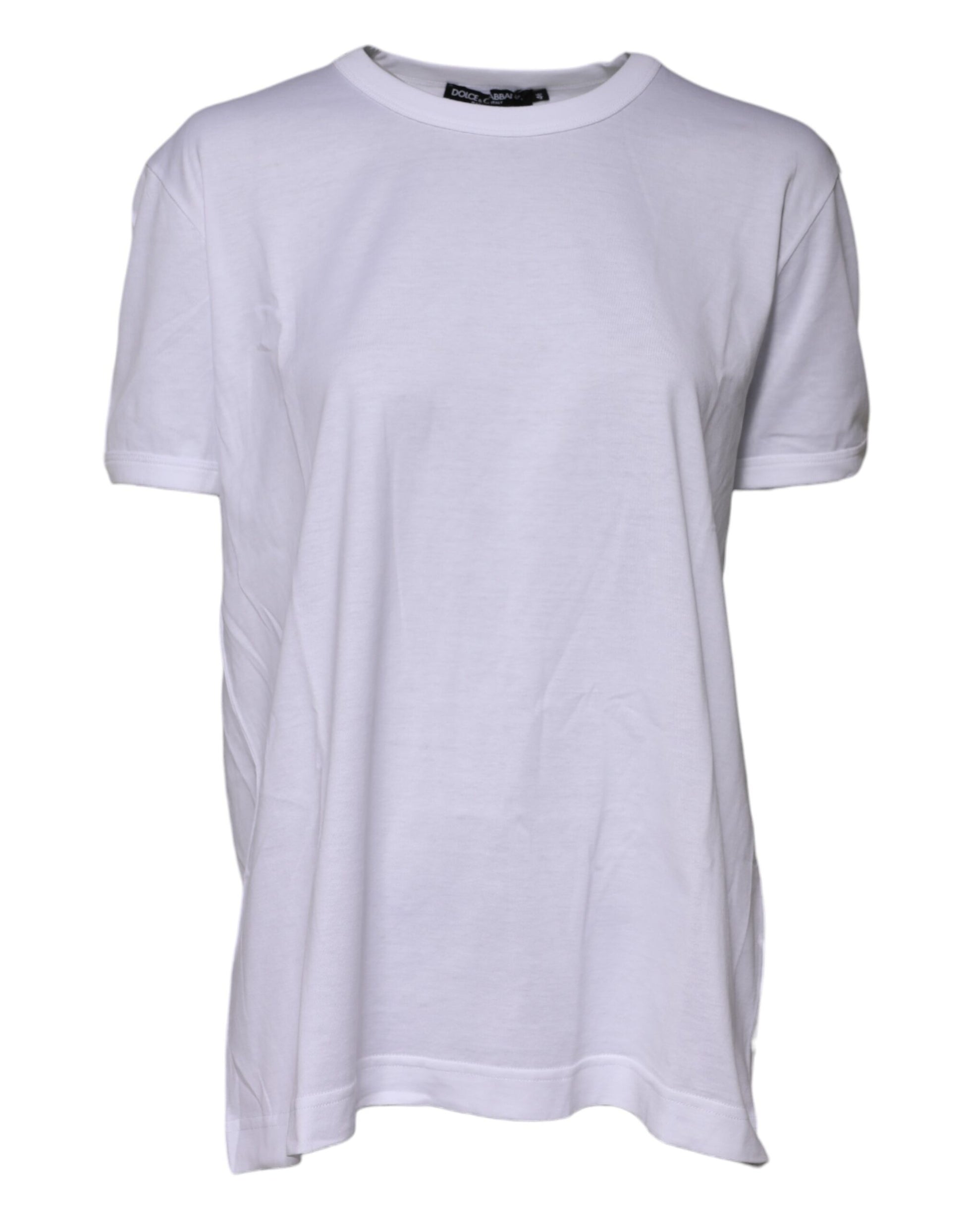 White short sleeve t-shirt on hanger