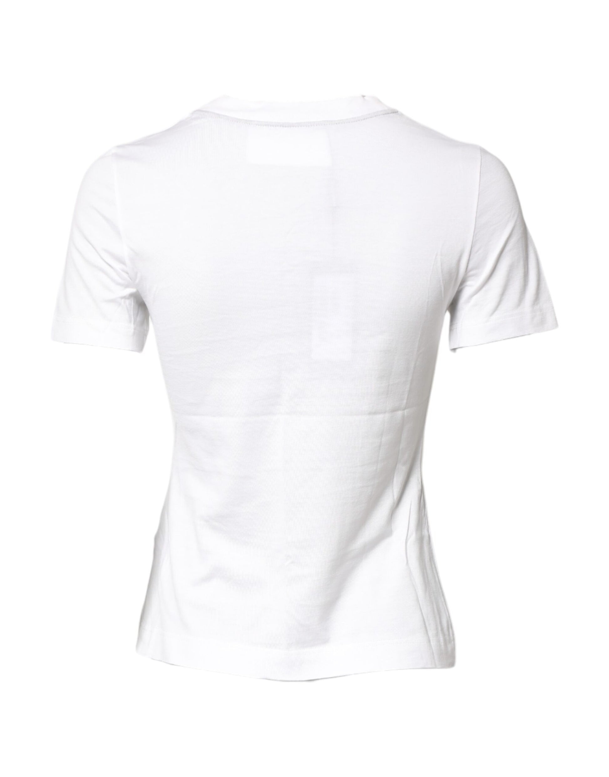 White short sleeve t-shirt on a mannequin torso