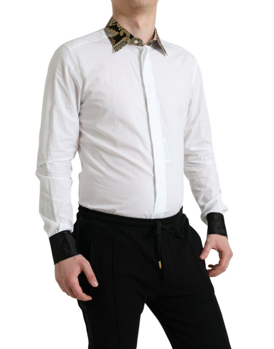 Man wearing white shirt and black pants