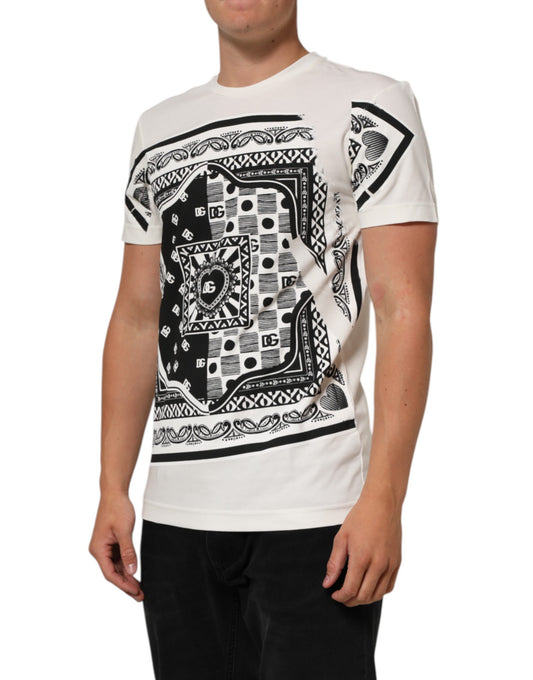 Man wearing graphic t-shirt