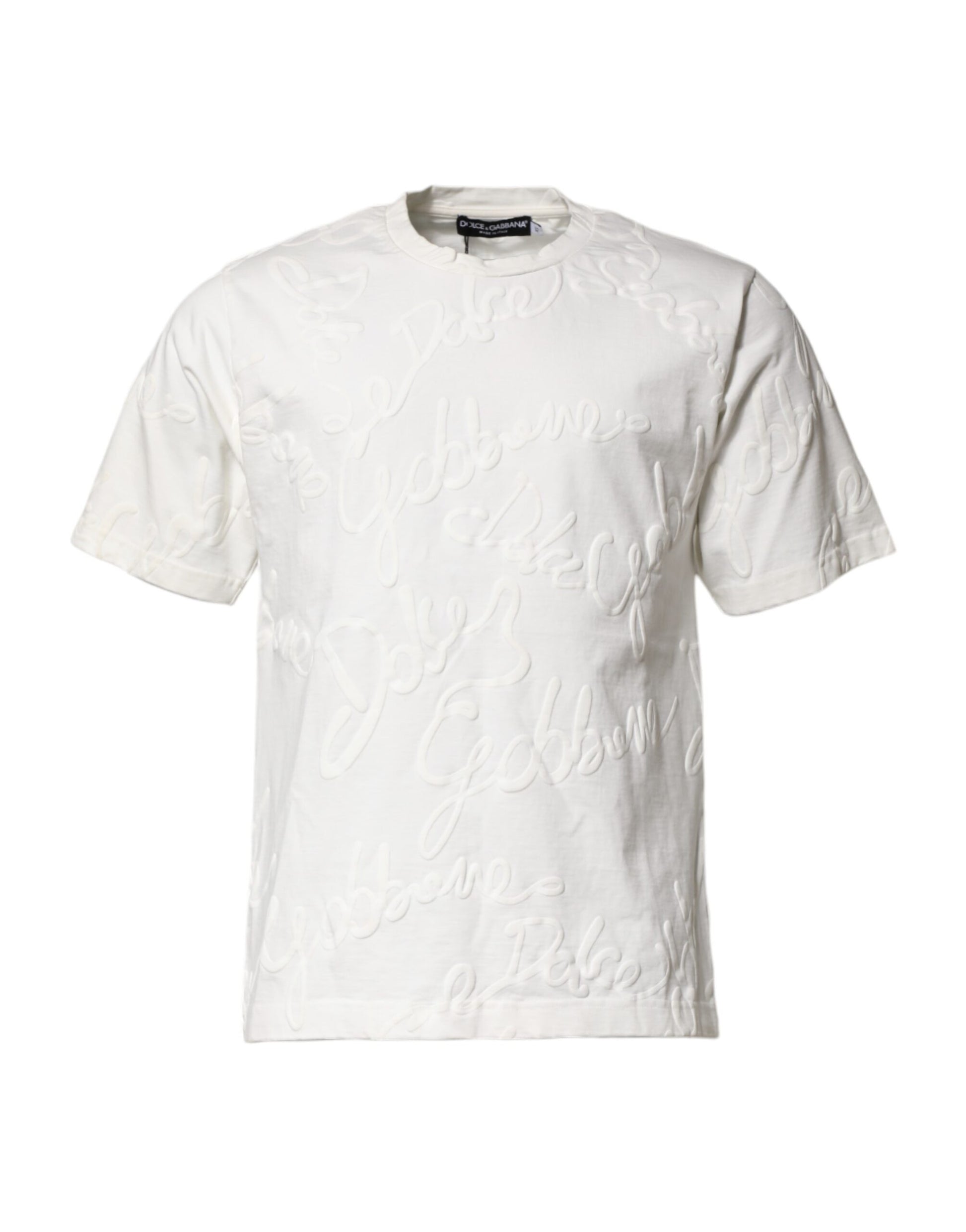 Short sleeve t-shirt with embroidered writing