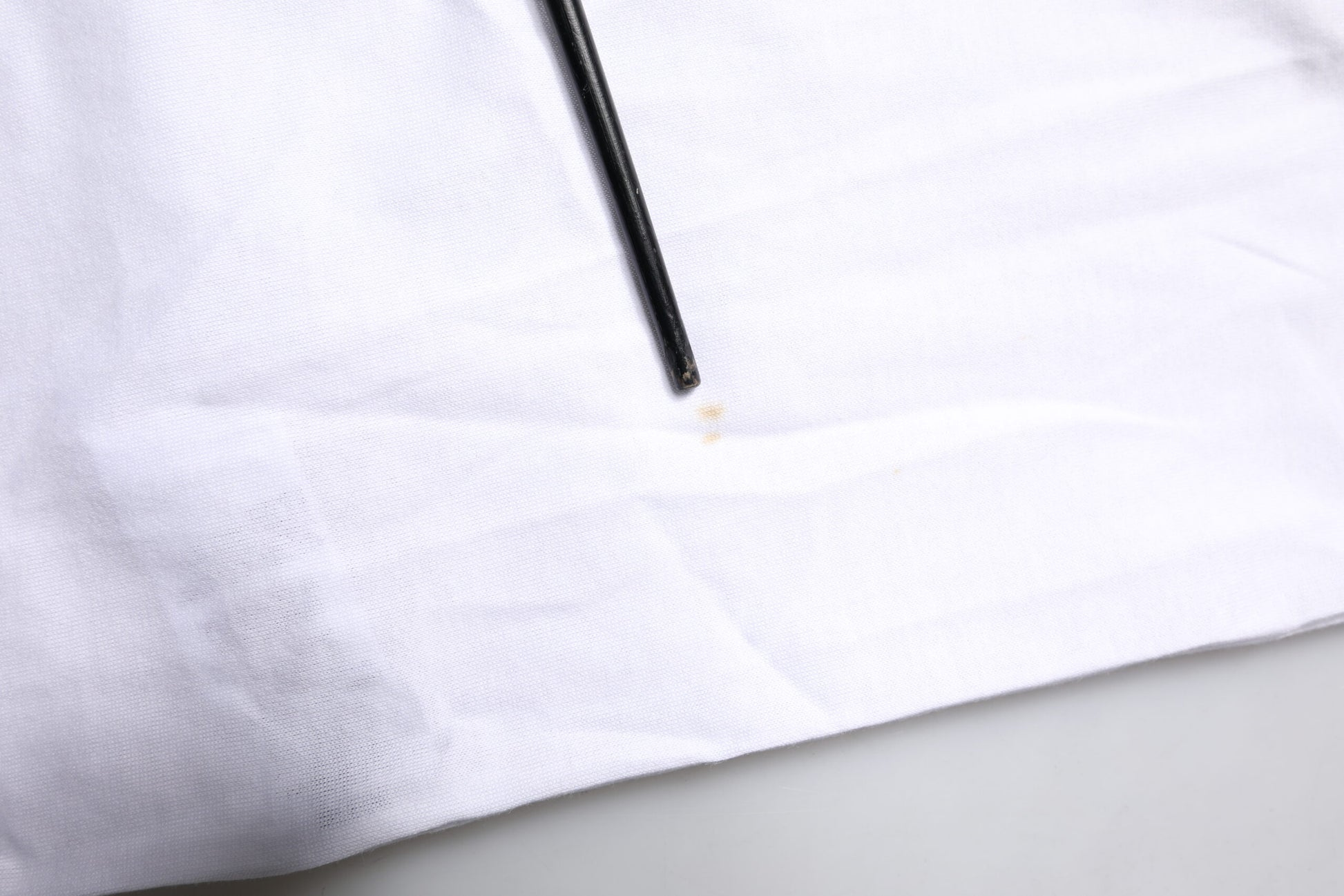 White jacket with black zipper