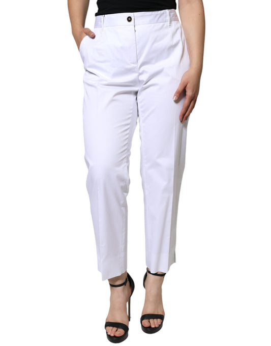 White pants on a woman