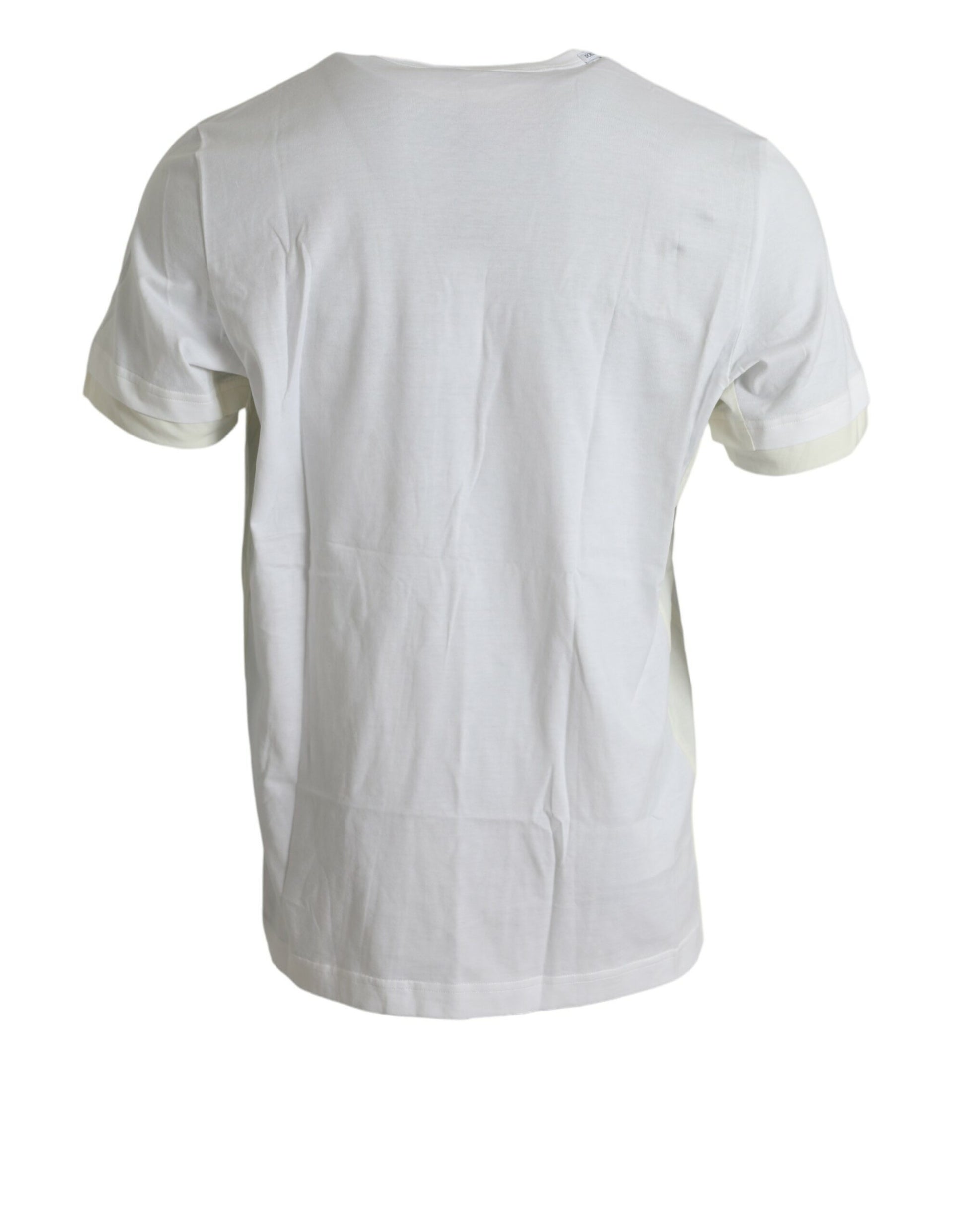 White short sleeve t-shirt on hanger