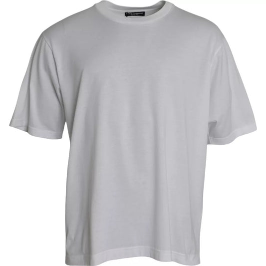 White short sleeve t-shirt on hanger