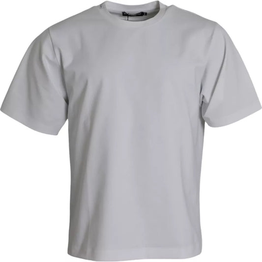 White short sleeve t-shirt on hanger