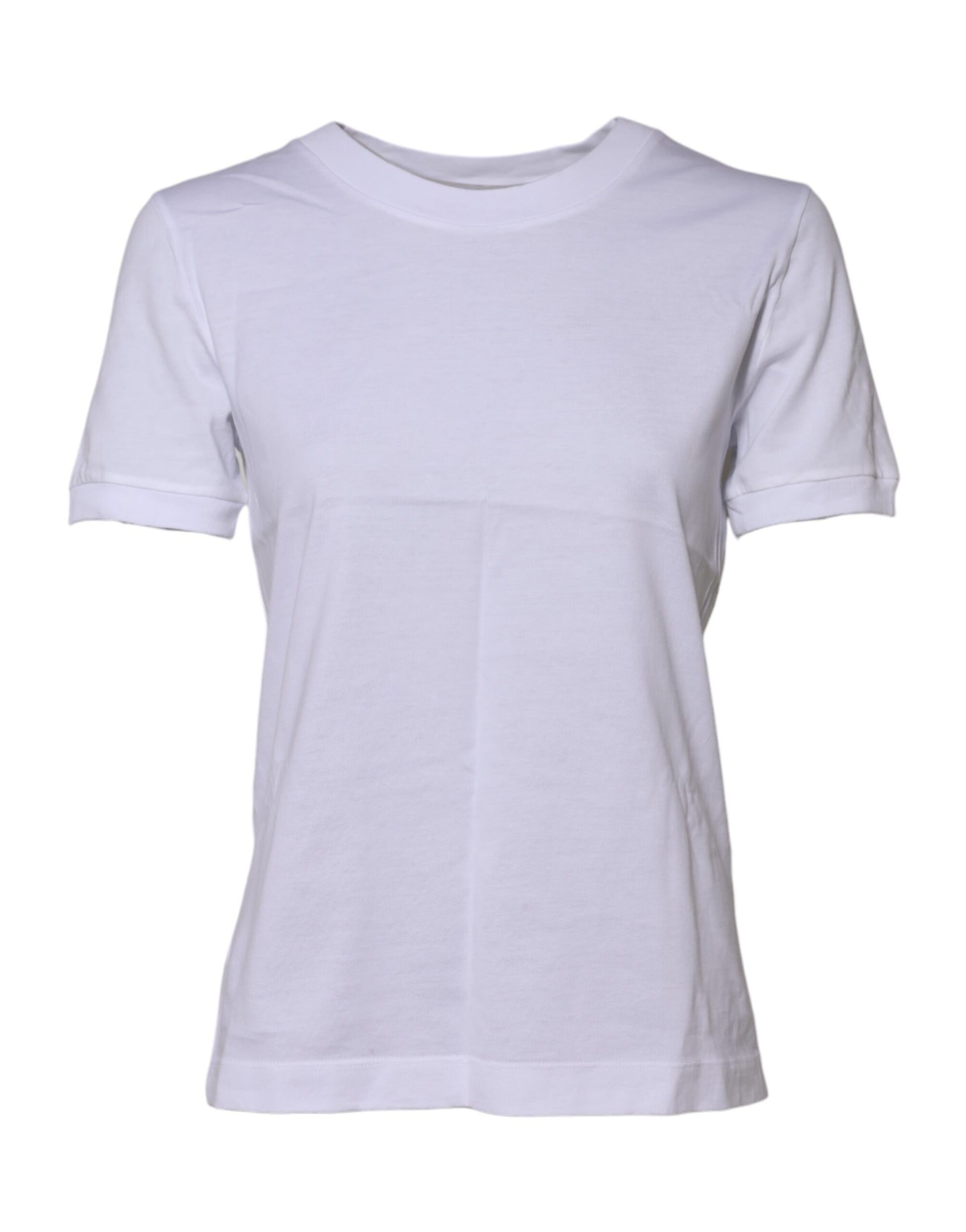 White short sleeved t-shirt on a mannequin