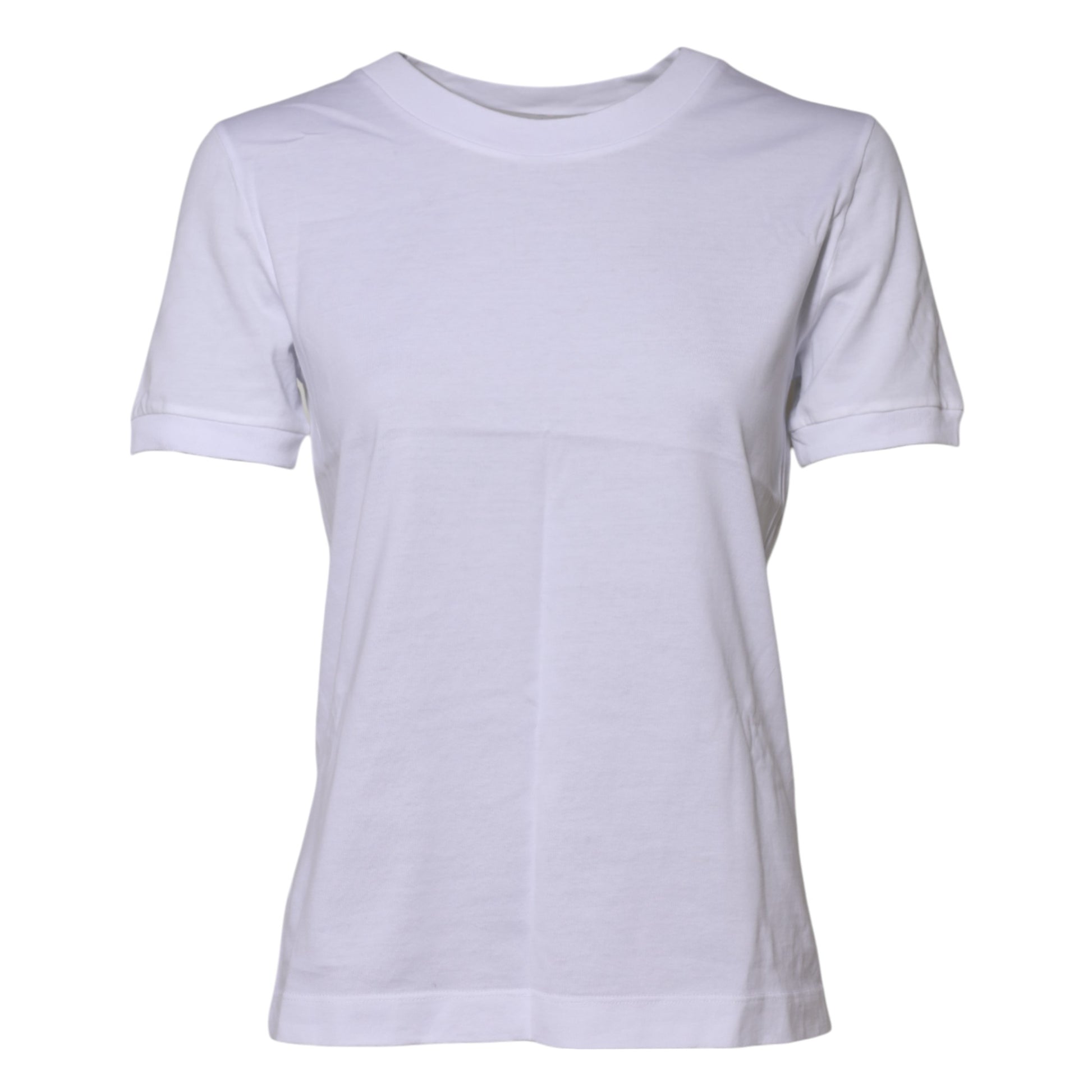 White short sleeved t-shirt on a mannequin
