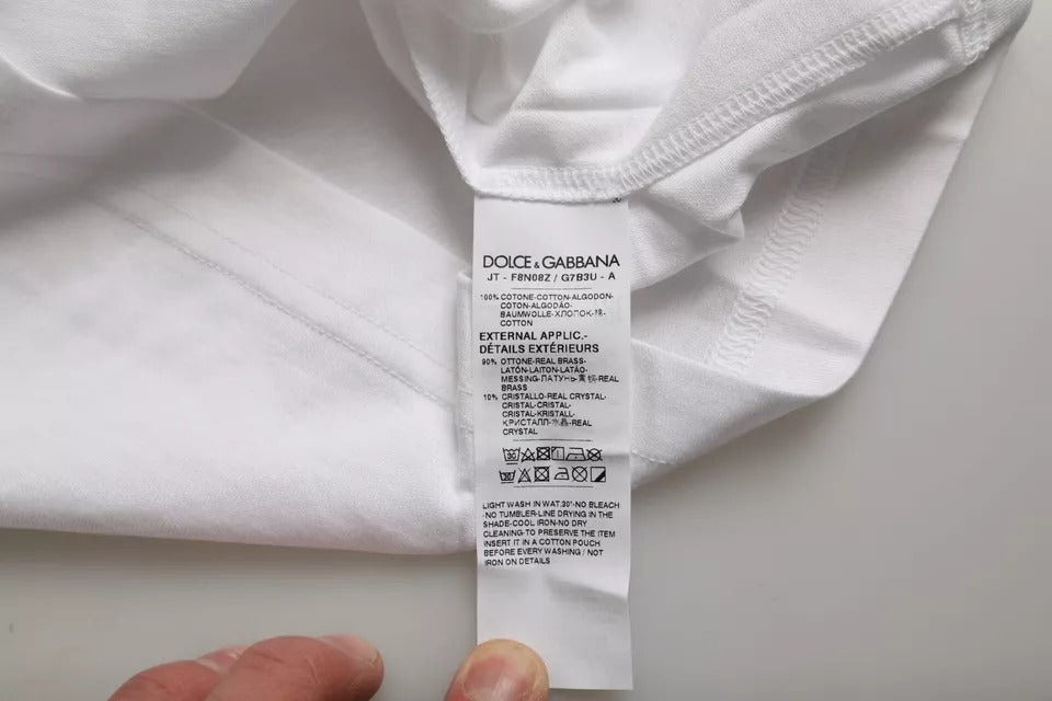 White tag on garment