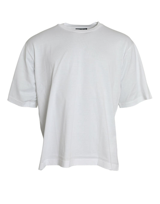 White short sleeve t-shirt on hanger